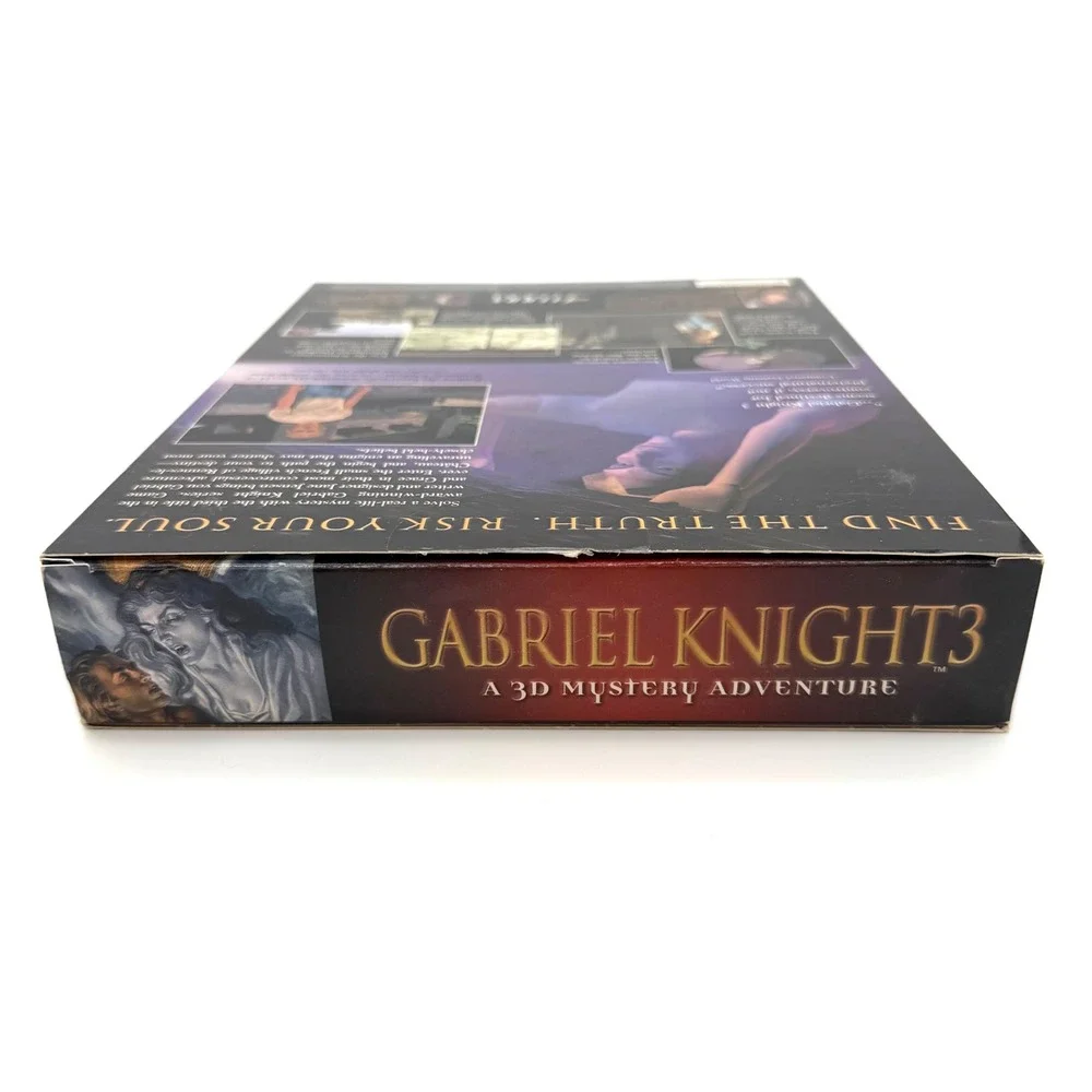 Gabriel Knight 3 PC Big Box Game Complete CIB Vintage 1999 Sierra W/ Comic Book